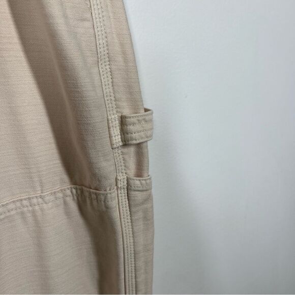 American Eagle Women’s Size 8 Long Tall 90’s Straight Painter Beige Jeans Pants - Picture 2 of 12